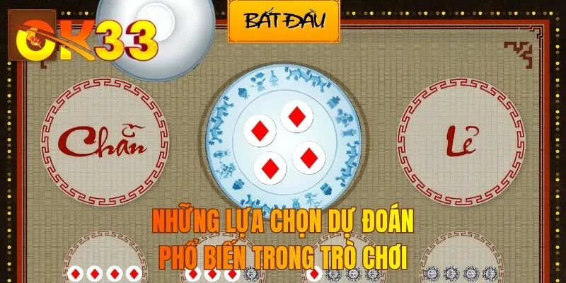 Những lựa chọn dự đoán phổ biến trong trò chơi