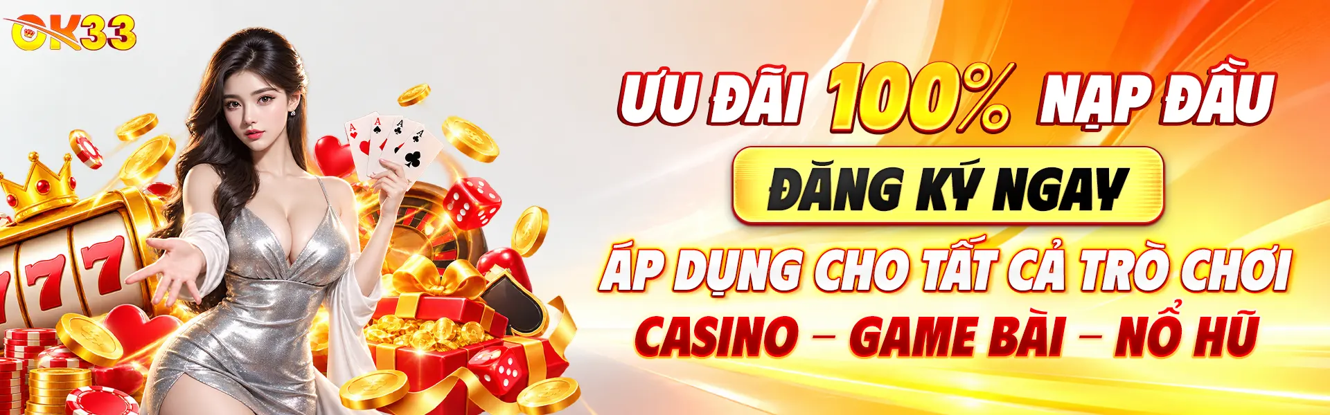 OK33 trang chủ cổng game OK33.COM - Đăng Ký OK33 Tặng 333K
